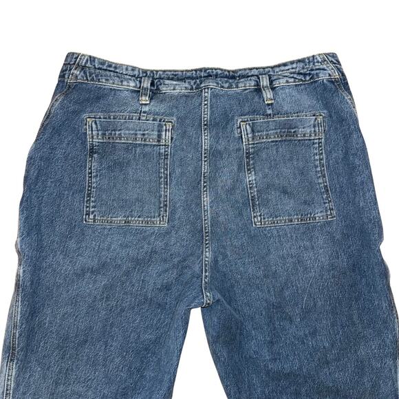 Anthropologie Pilcro The Wanderer Relaxed Jeans Plus Size 22W Blue Medium Wash - Picture 9 of 11
